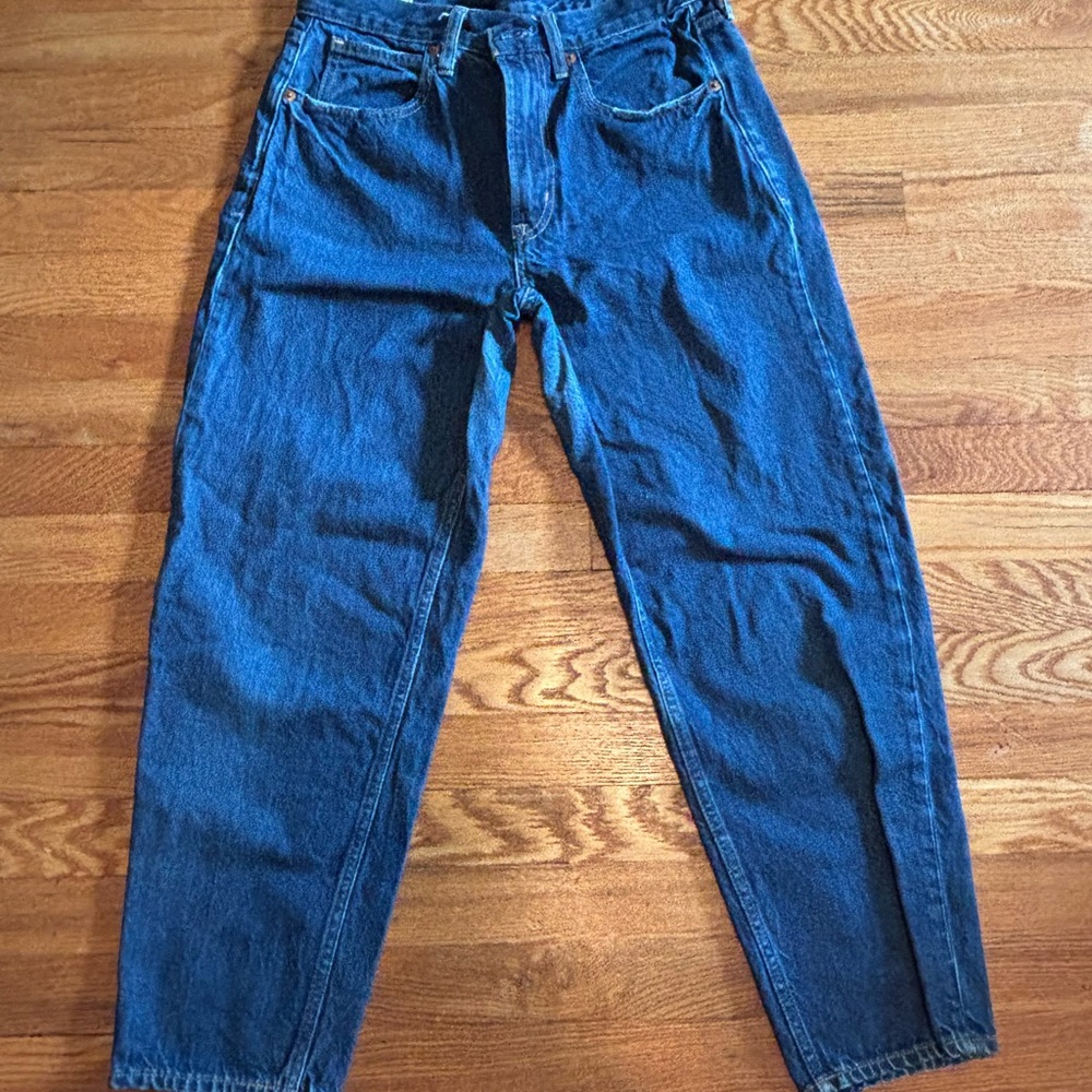 GAP Women’s Barrel Jean High Rise Blue Jeans